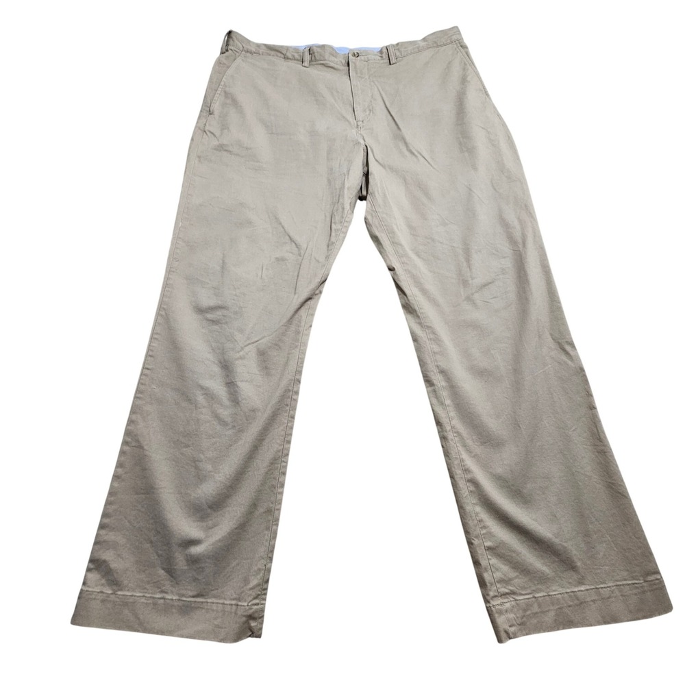 Polo Ralph Lauren Chino Pants Mens 40/32 Khaki Stretch Classic Fit Twill